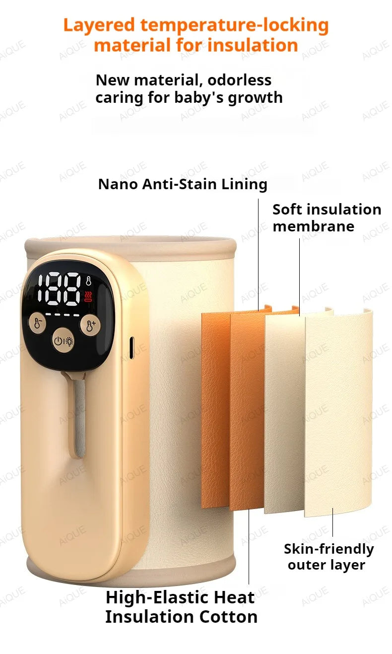 (USB) מחמם בקבוקים נייד לתינוק -חימום מהיר ובטוח בכל מקום